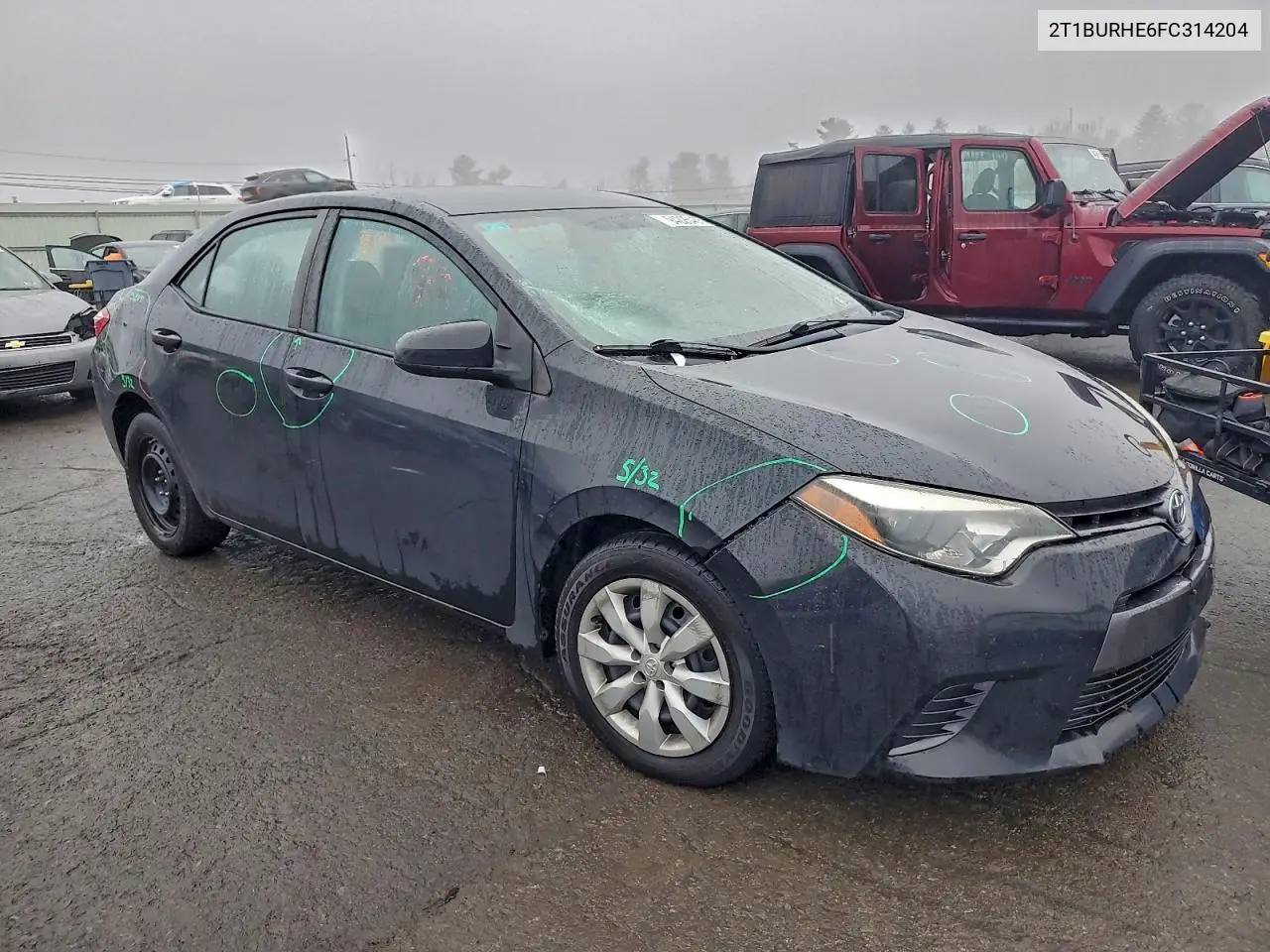 2T1BURHE6FC314204 2015 Toyota Corolla L