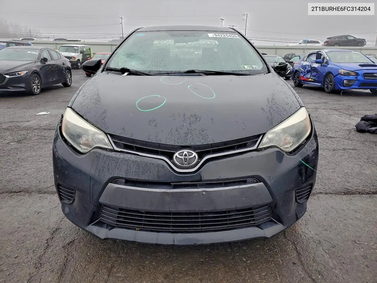 2T1BURHE6FC314204 2015 Toyota Corolla L
