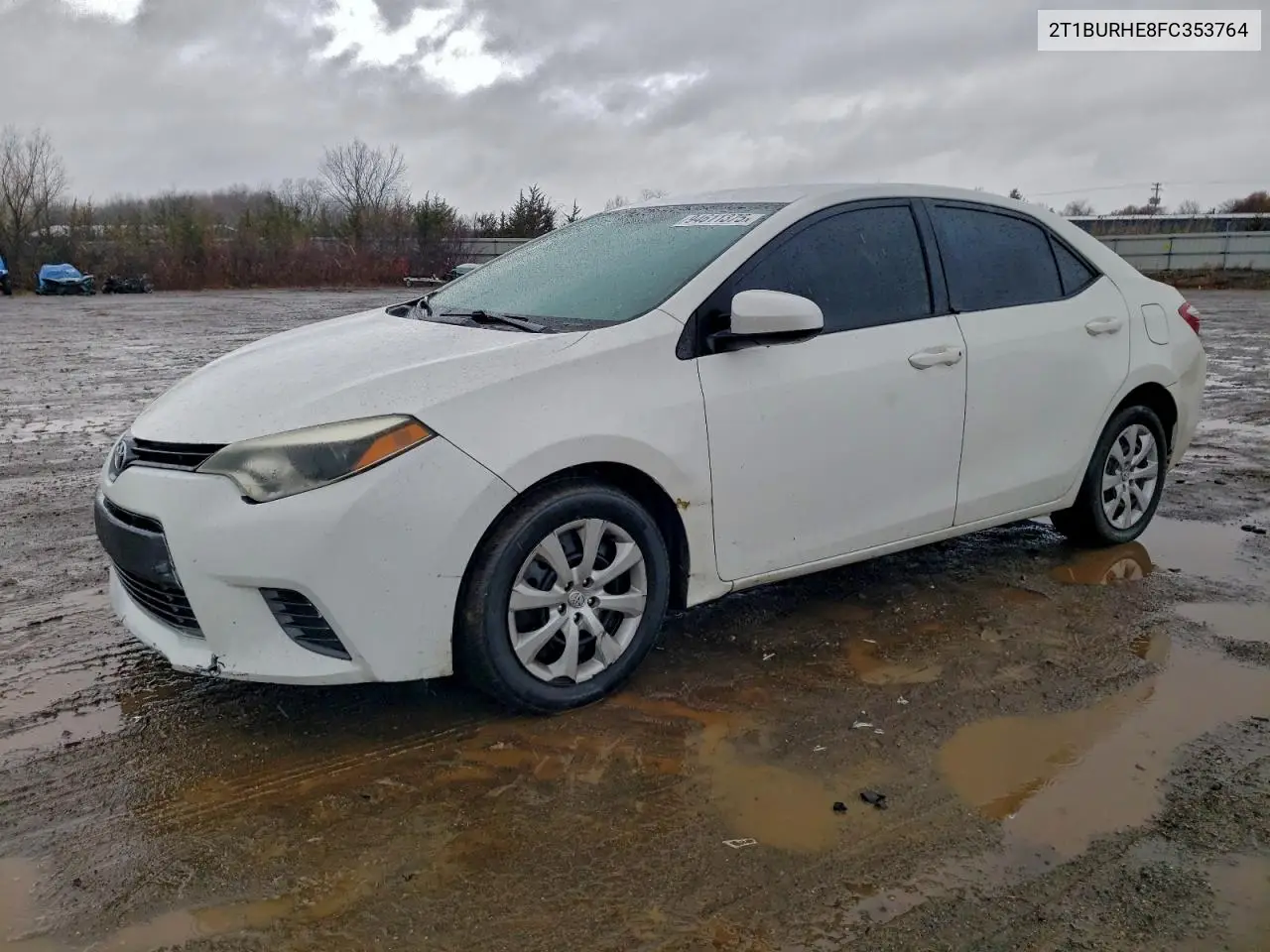 2T1BURHE8FC353764 2015 Toyota Corolla L