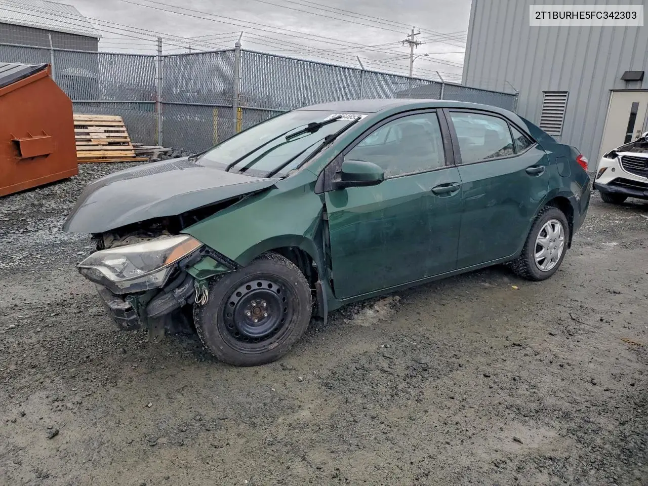 2T1BURHE5FC342303 2015 Toyota Corolla L