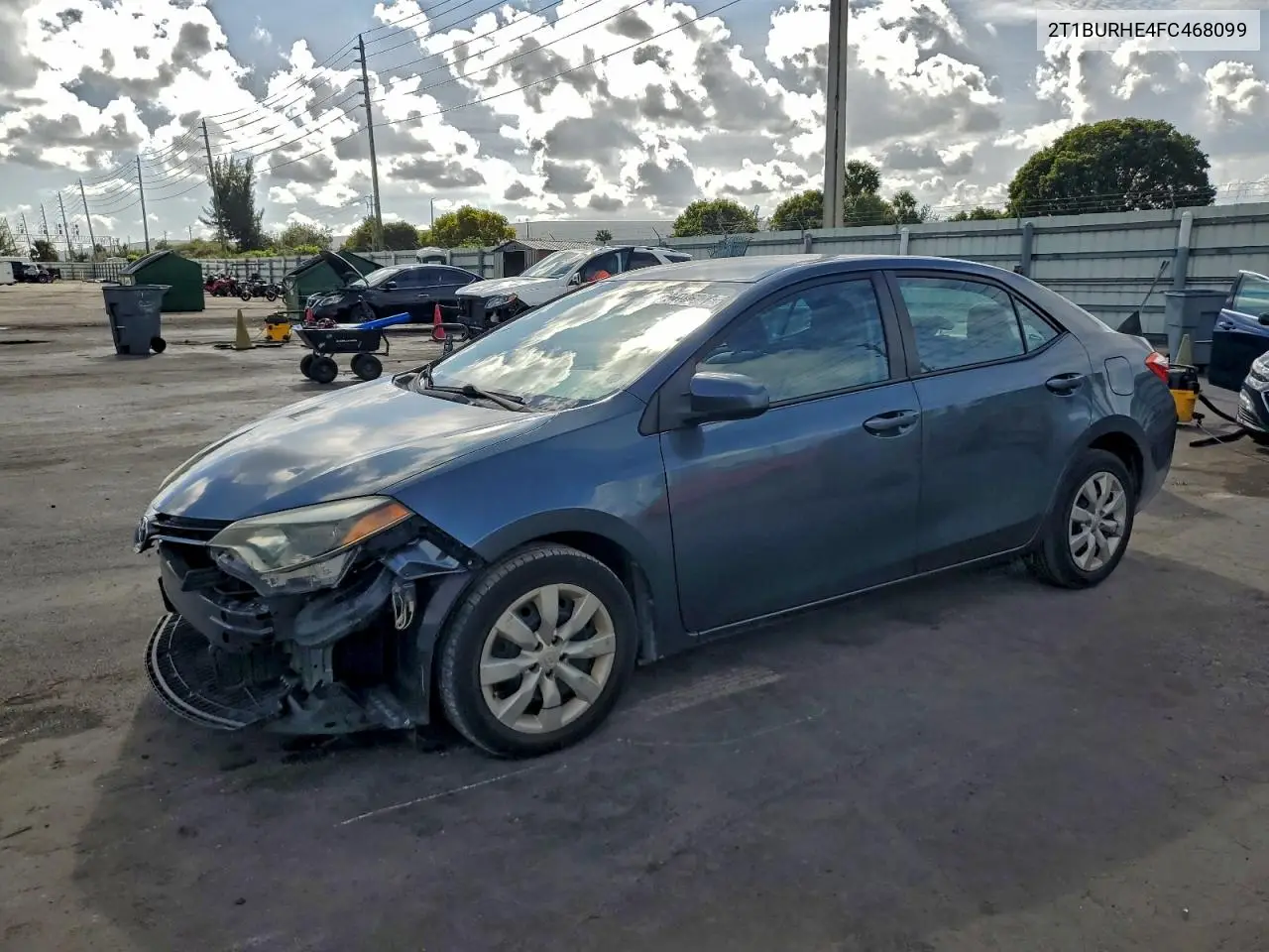2T1BURHE4FC468099 2015 Toyota Corolla L