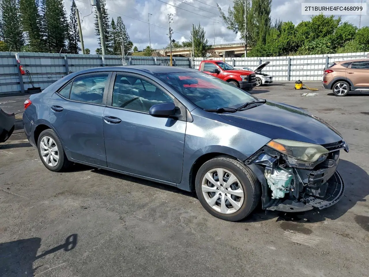 2T1BURHE4FC468099 2015 Toyota Corolla L