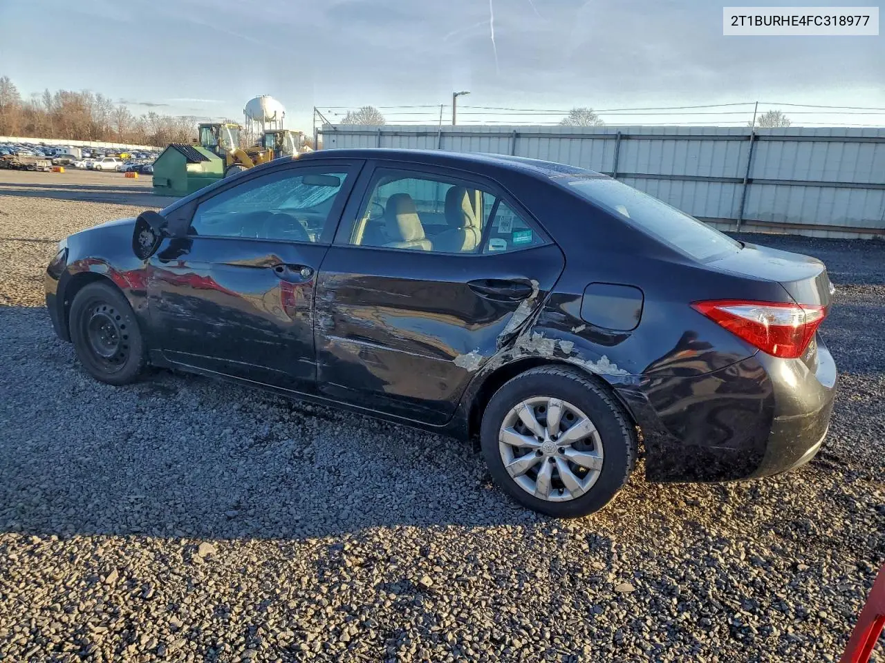 2T1BURHE4FC318977 2015 Toyota Corolla L