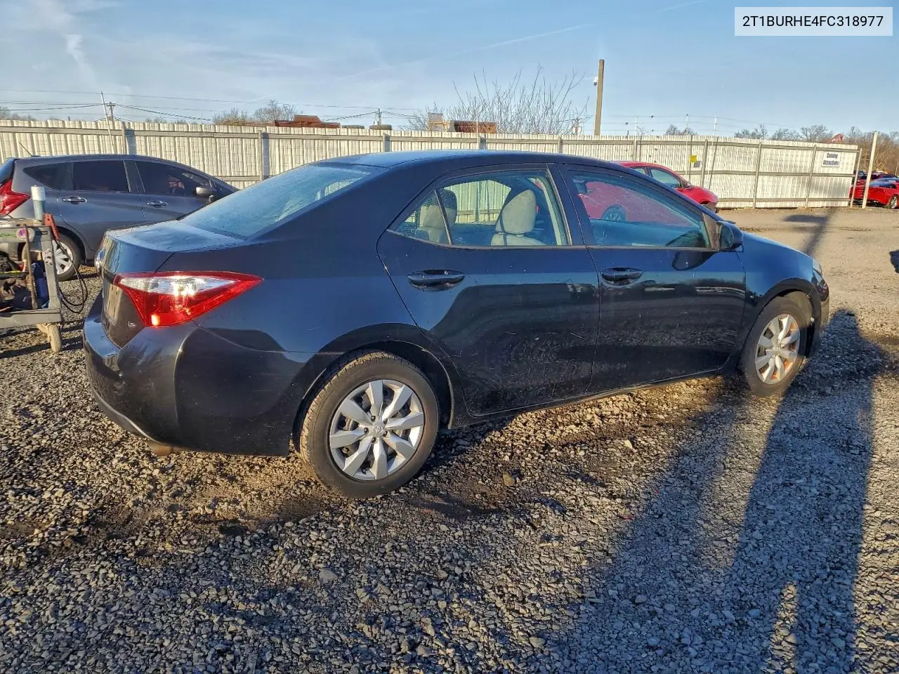 2T1BURHE4FC318977 2015 Toyota Corolla L