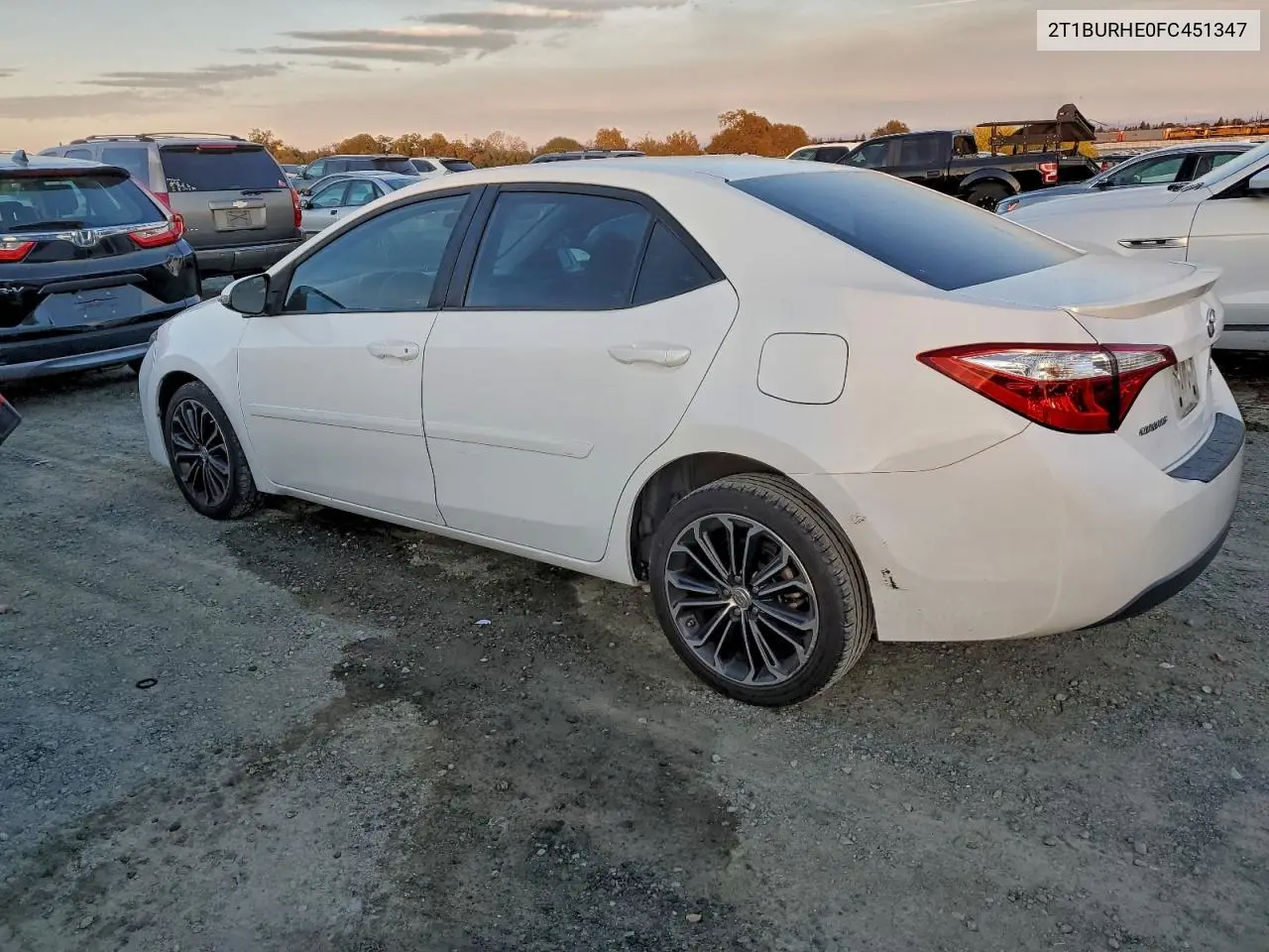 2T1BURHE0FC451347 2015 Toyota Corolla L