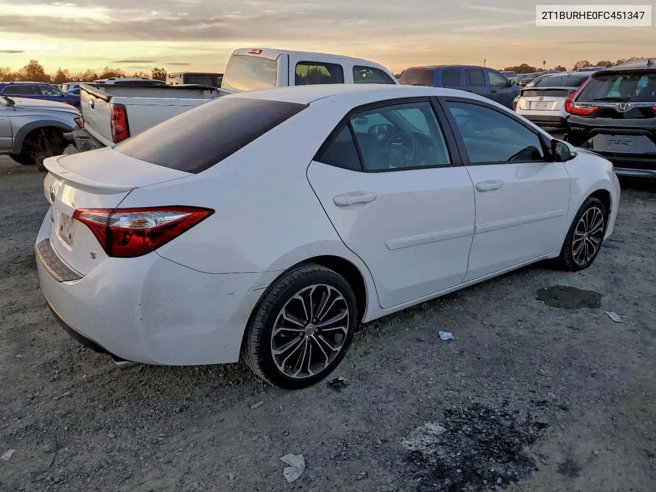 2T1BURHE0FC451347 2015 Toyota Corolla L