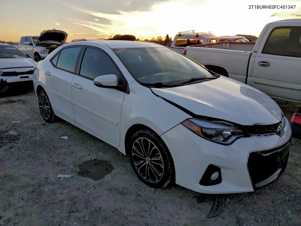 2T1BURHE0FC451347 2015 Toyota Corolla L