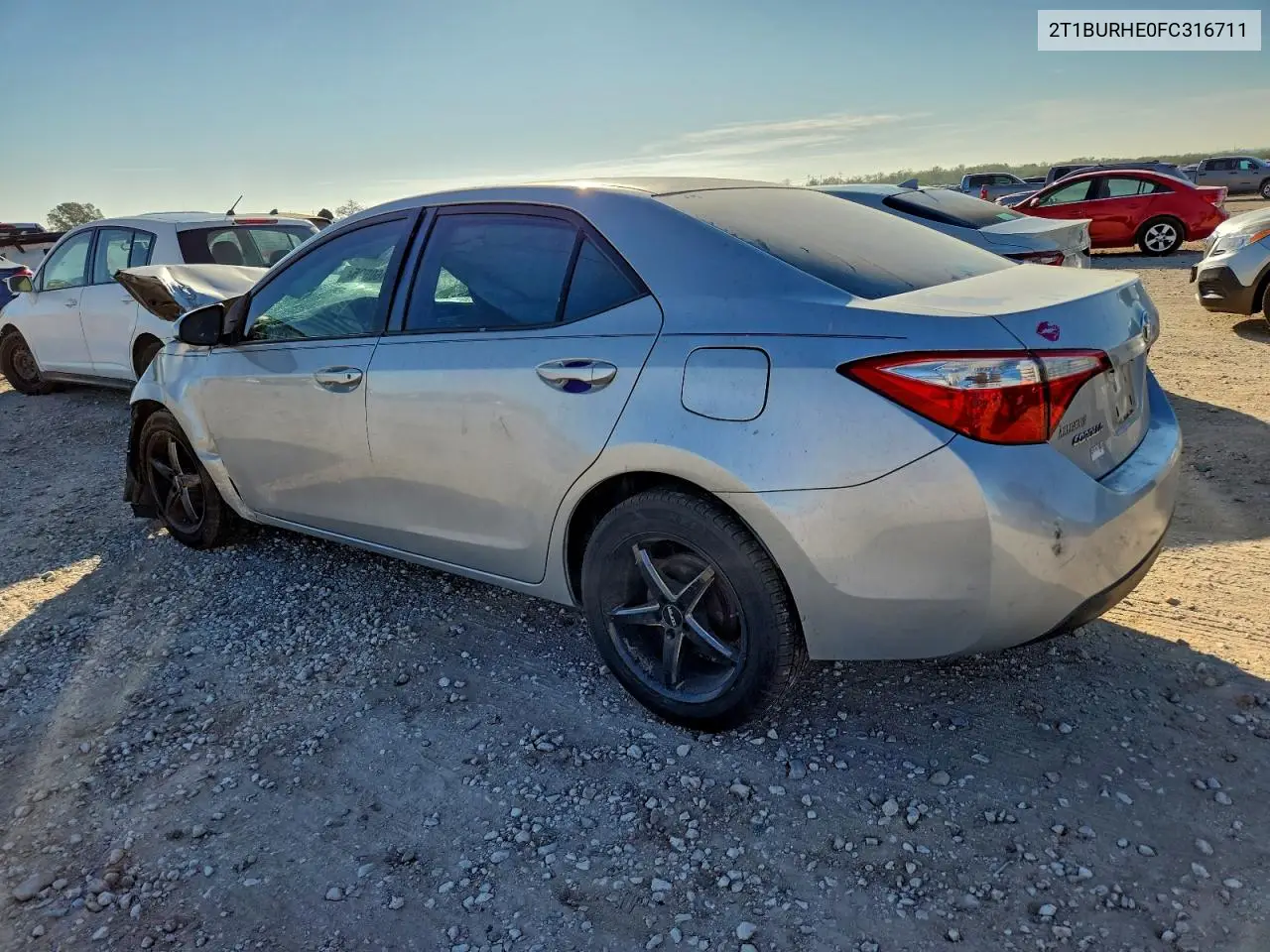 2T1BURHE0FC316711 2015 Toyota Corolla L