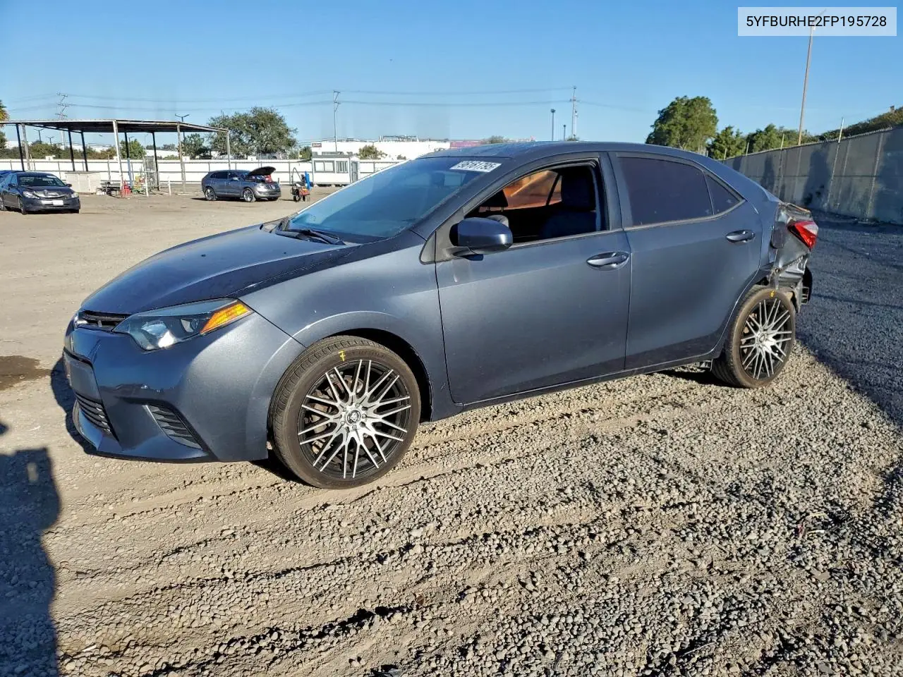 5YFBURHE2FP195728 2015 Toyota Corolla L