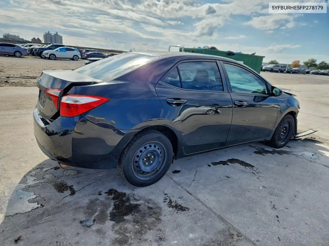 5YFBURHE5FP278179 2015 Toyota Corolla L