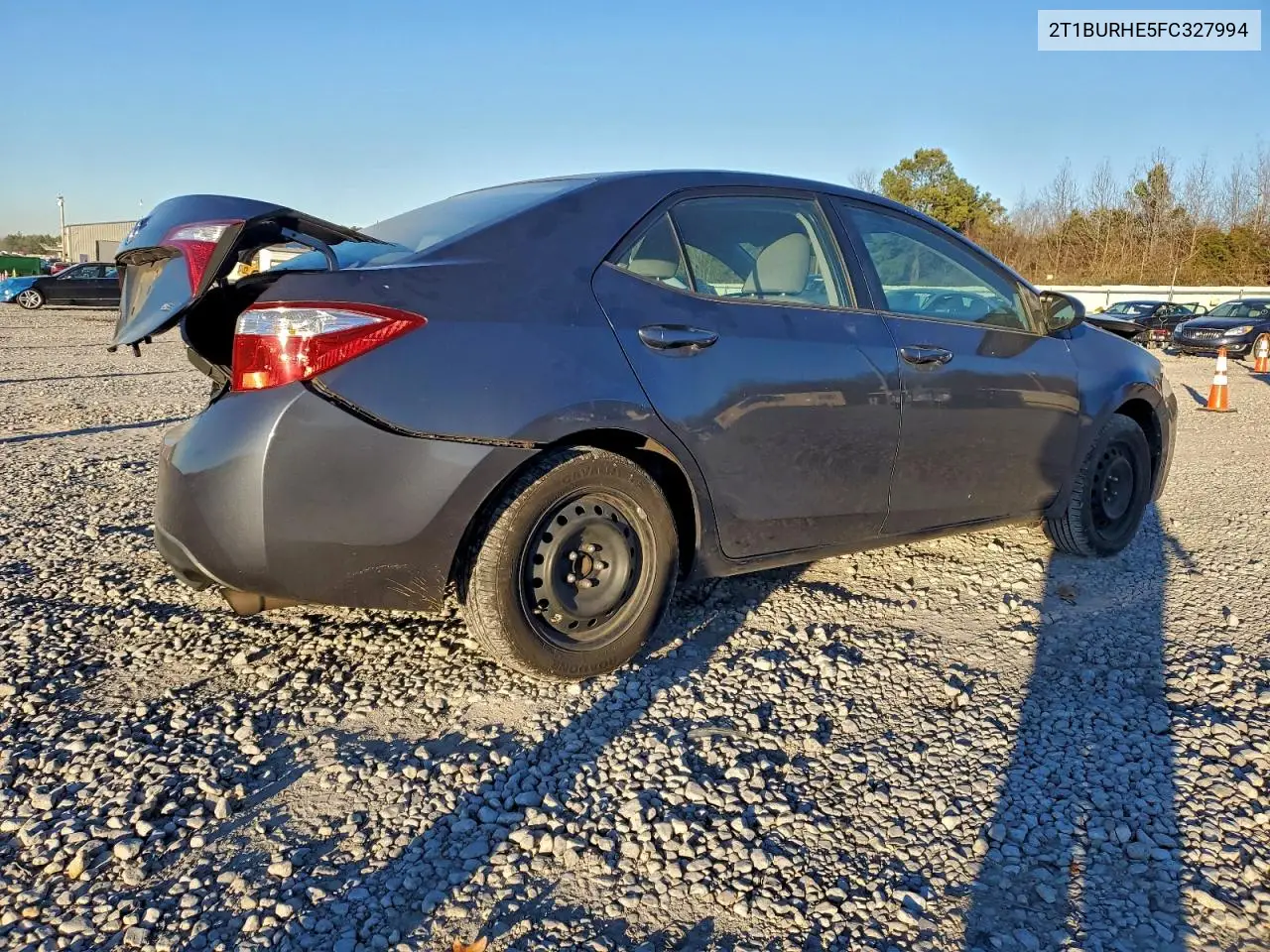 2T1BURHE5FC327994 2015 Toyota Corolla L