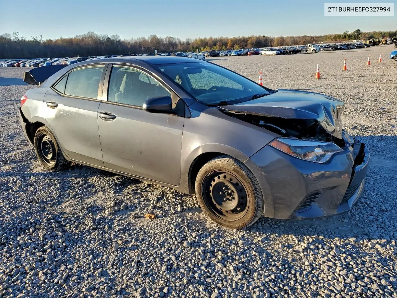 2T1BURHE5FC327994 2015 Toyota Corolla L