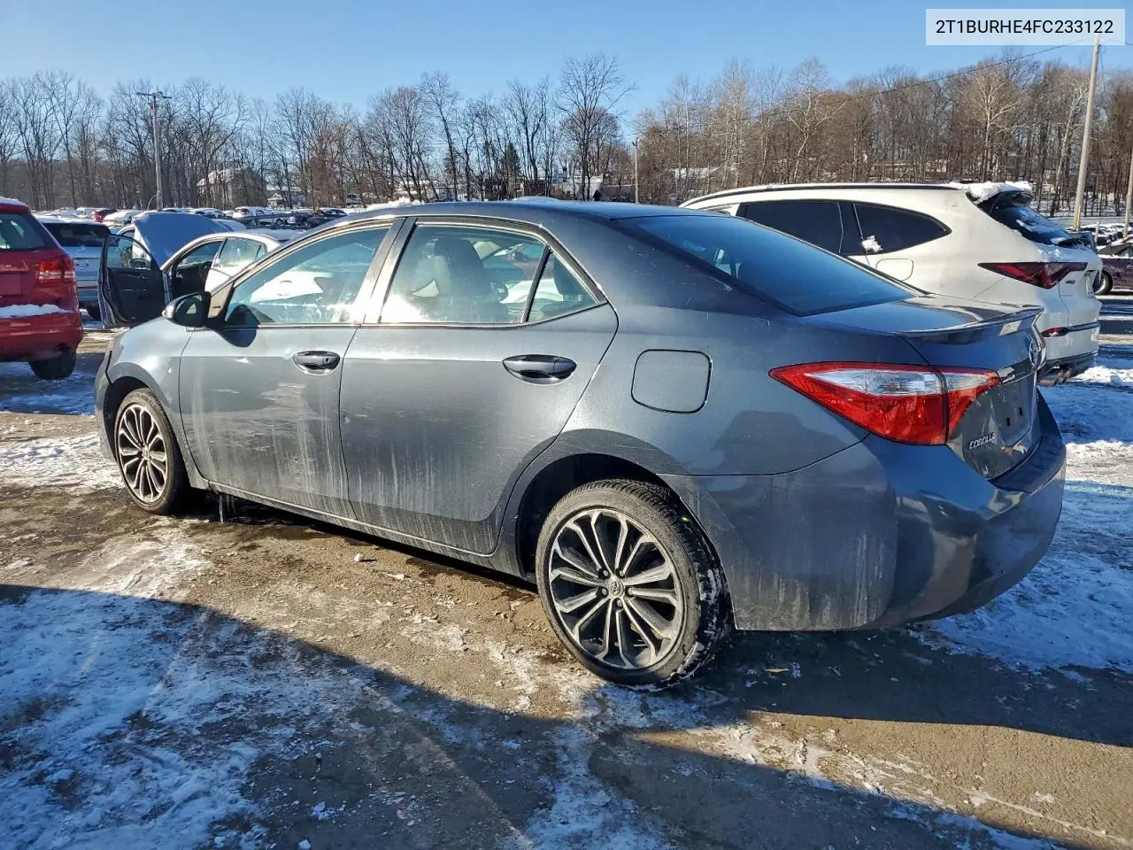 2T1BURHE4FC233122 2015 Toyota Corolla L