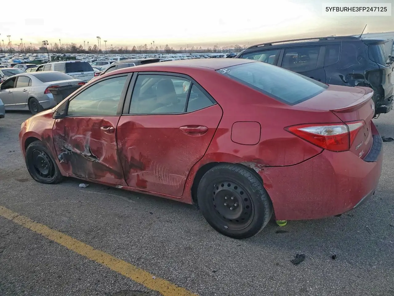 5YFBURHE3FP247125 2015 Toyota Corolla L