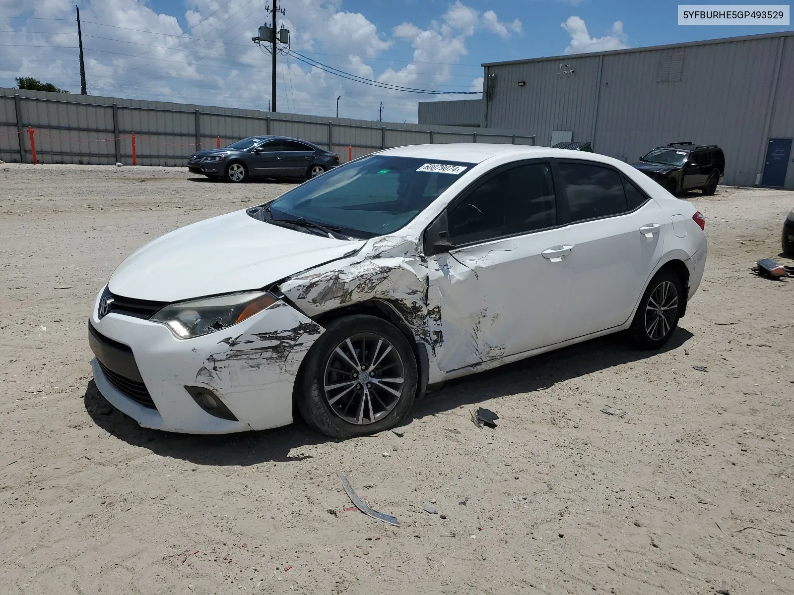 5YFBURHE5GP493529 2016 Toyota Corolla L