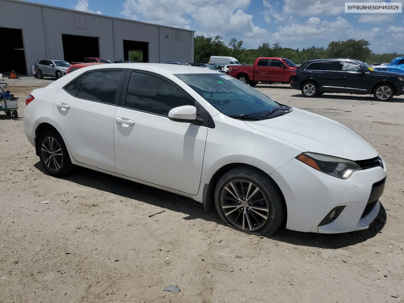 2016 Toyota Corolla L VIN: 5YFBURHE5GP493529 Lot: 60079074