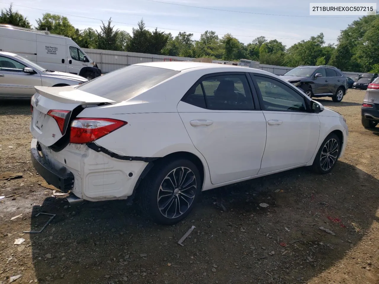 2016 Toyota Corolla L VIN: 2T1BURHEXGC507215 Lot: 61687884