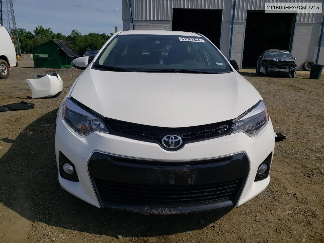 2016 Toyota Corolla L VIN: 2T1BURHEXGC507215 Lot: 61687884