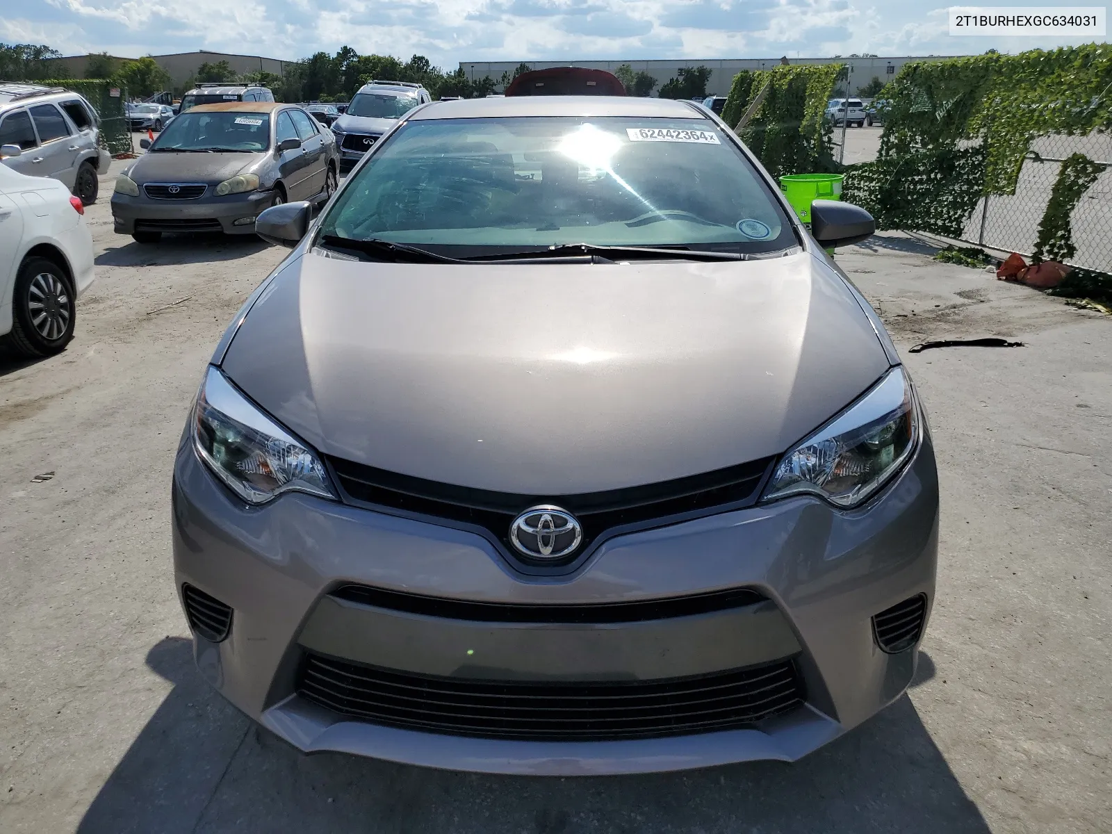 2016 Toyota Corolla L VIN: 2T1BURHEXGC634031 Lot: 62442364