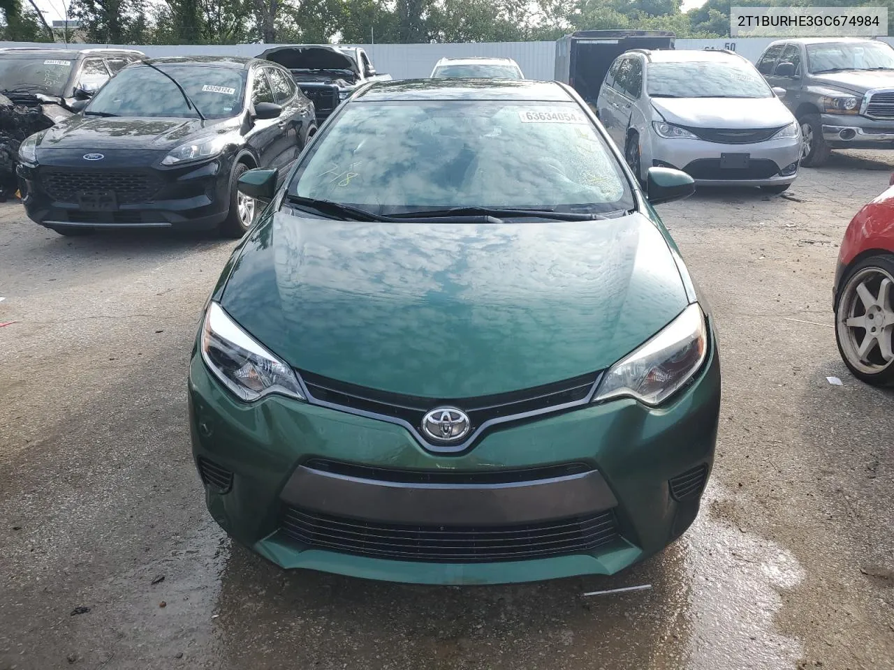 2T1BURHE3GC674984 2016 Toyota Corolla L