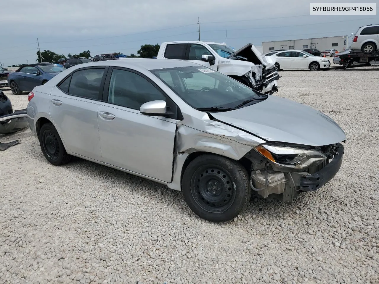 2016 Toyota Corolla L VIN: 5YFBURHE9GP418056 Lot: 64520514