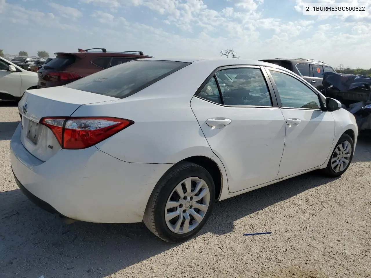 2T1BURHE3GC600822 2016 Toyota Corolla L