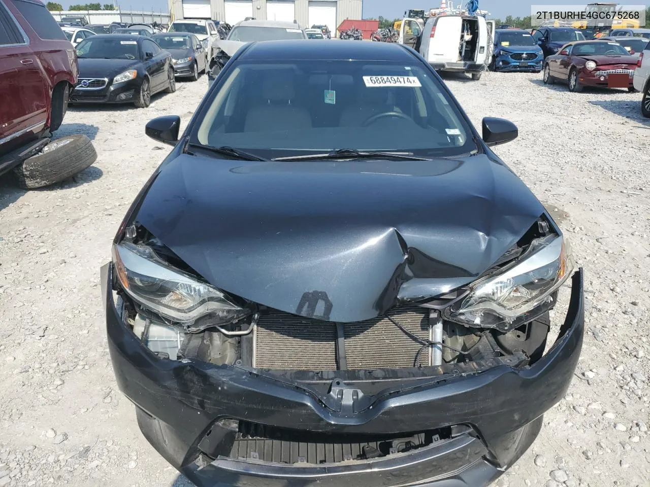 2016 Toyota Corolla L VIN: 2T1BURHE4GC675268 Lot: 68849474