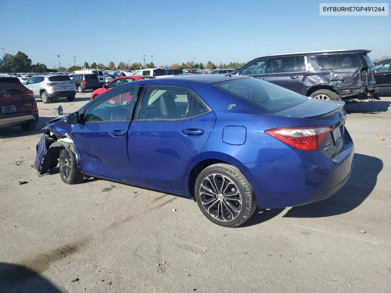 5YFBURHE7GP491264 2016 Toyota Corolla L