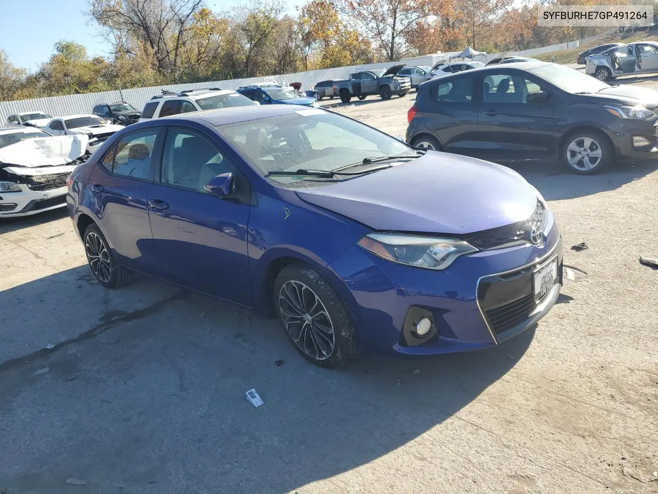 5YFBURHE7GP491264 2016 Toyota Corolla L