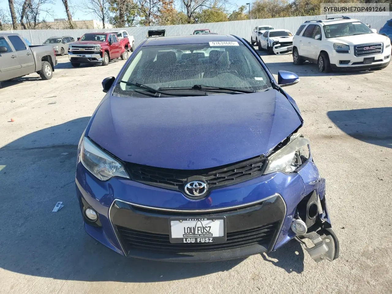 5YFBURHE7GP491264 2016 Toyota Corolla L