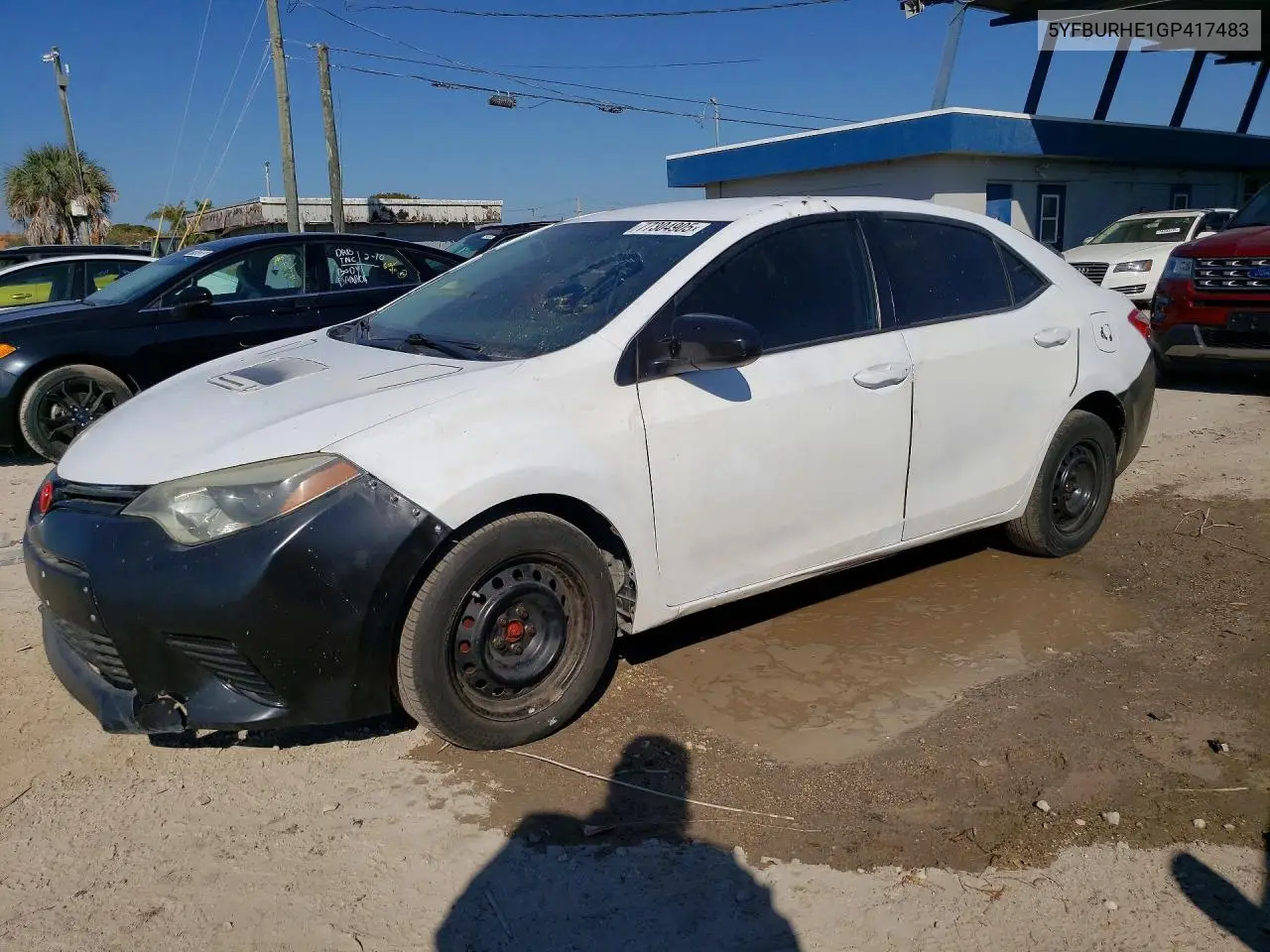 5YFBURHE1GP417483 2016 Toyota Corolla L