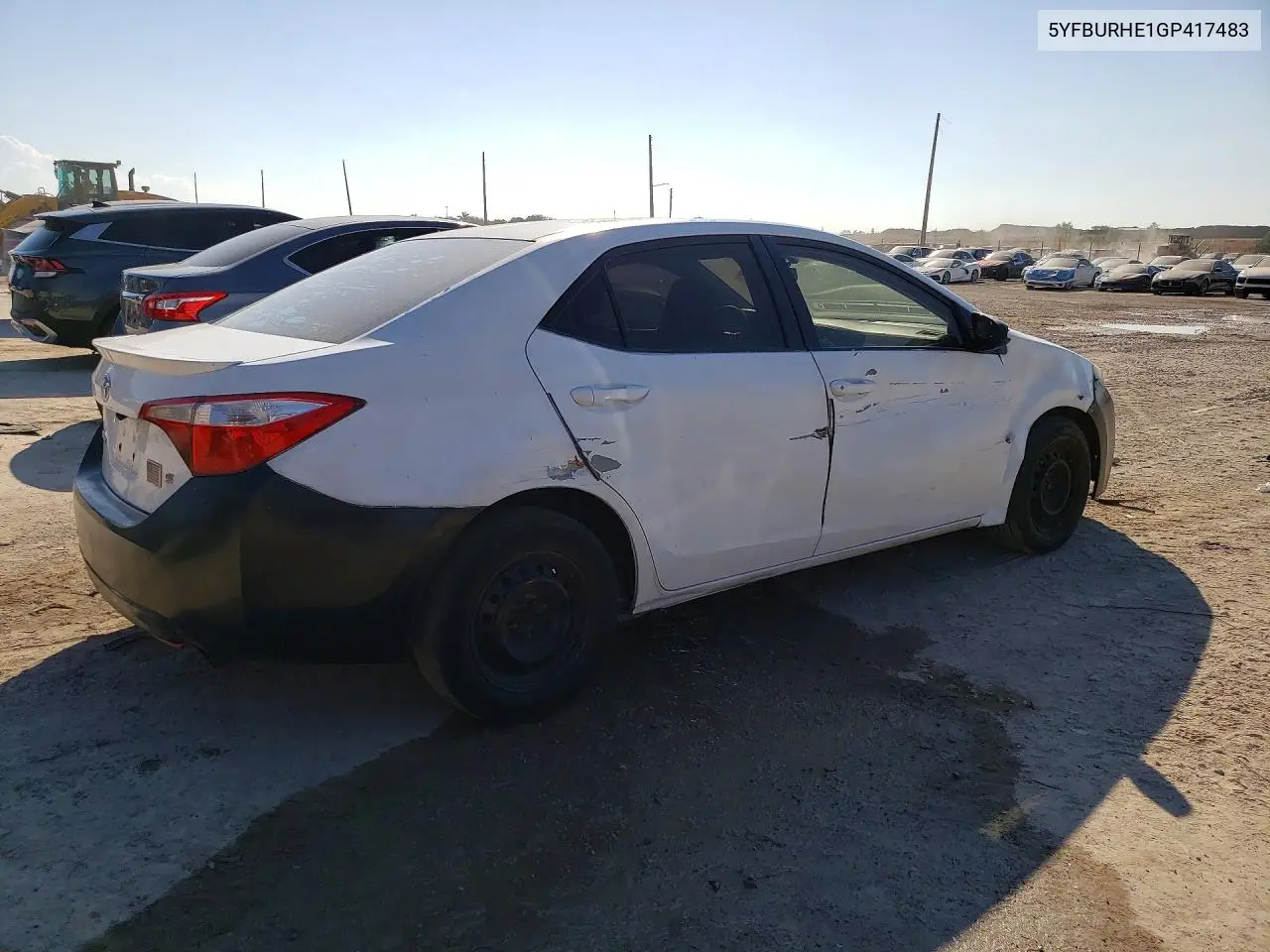 5YFBURHE1GP417483 2016 Toyota Corolla L