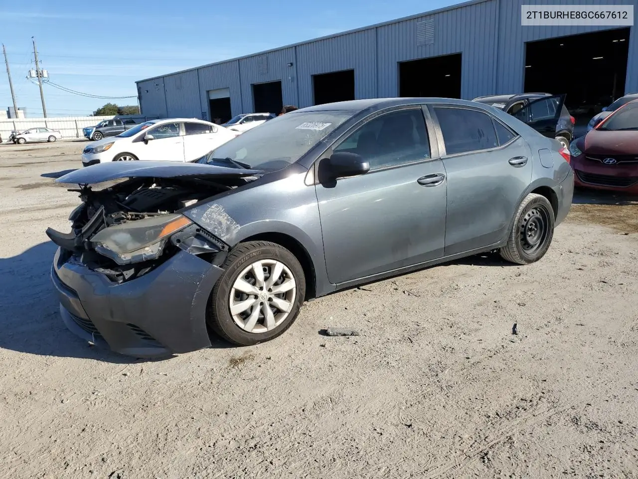2T1BURHE8GC667612 2016 Toyota Corolla L