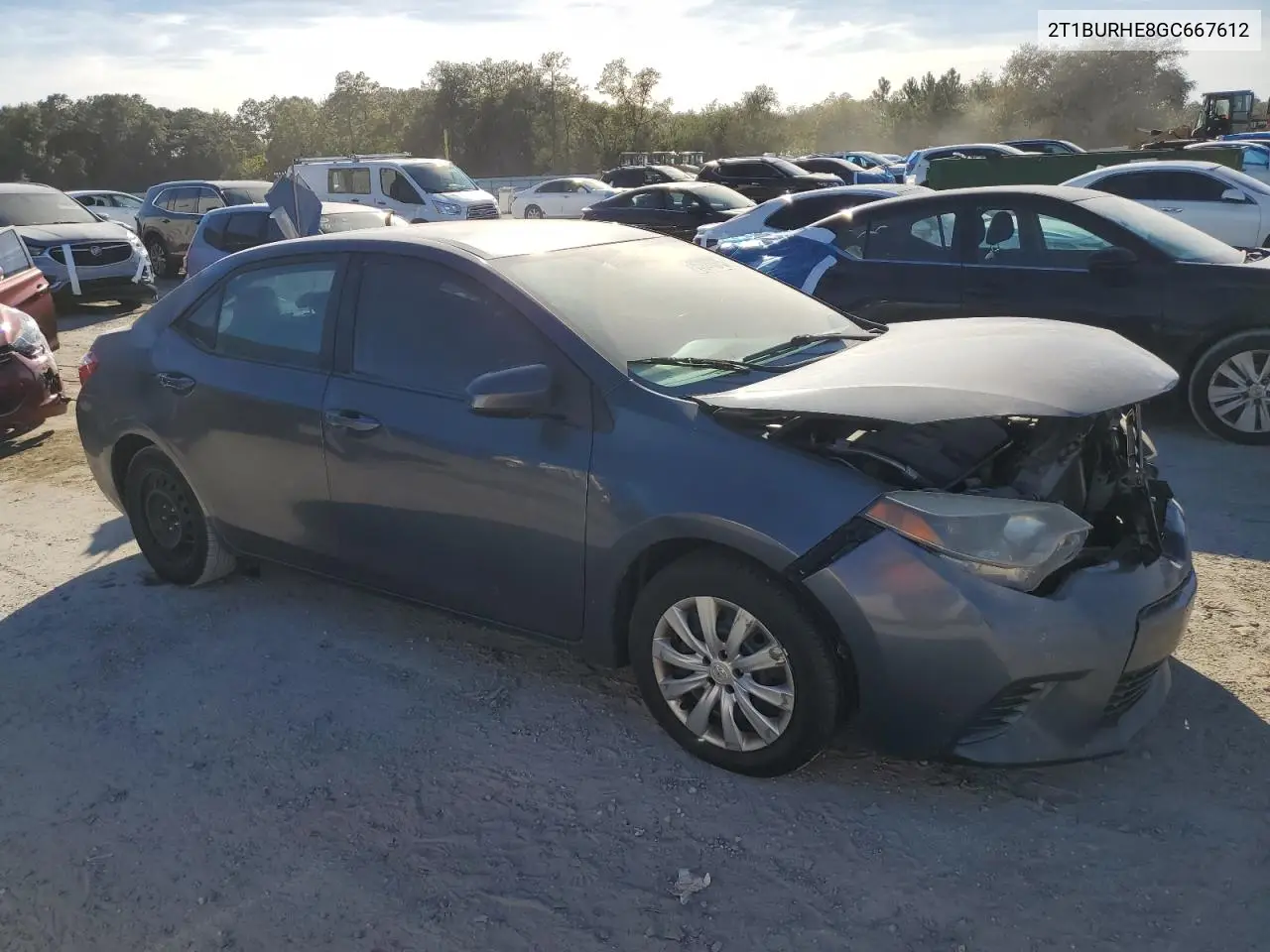 2T1BURHE8GC667612 2016 Toyota Corolla L