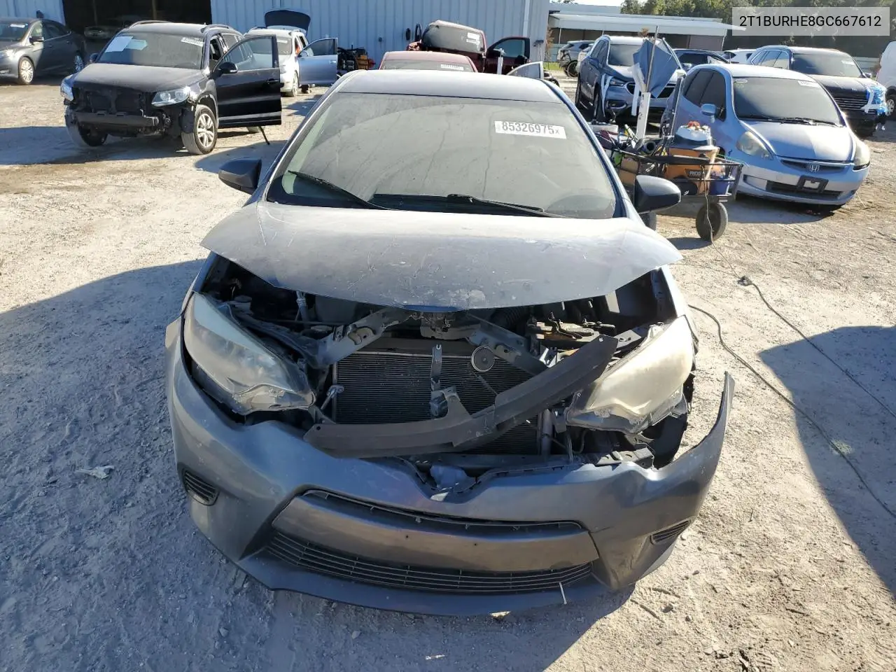 2T1BURHE8GC667612 2016 Toyota Corolla L