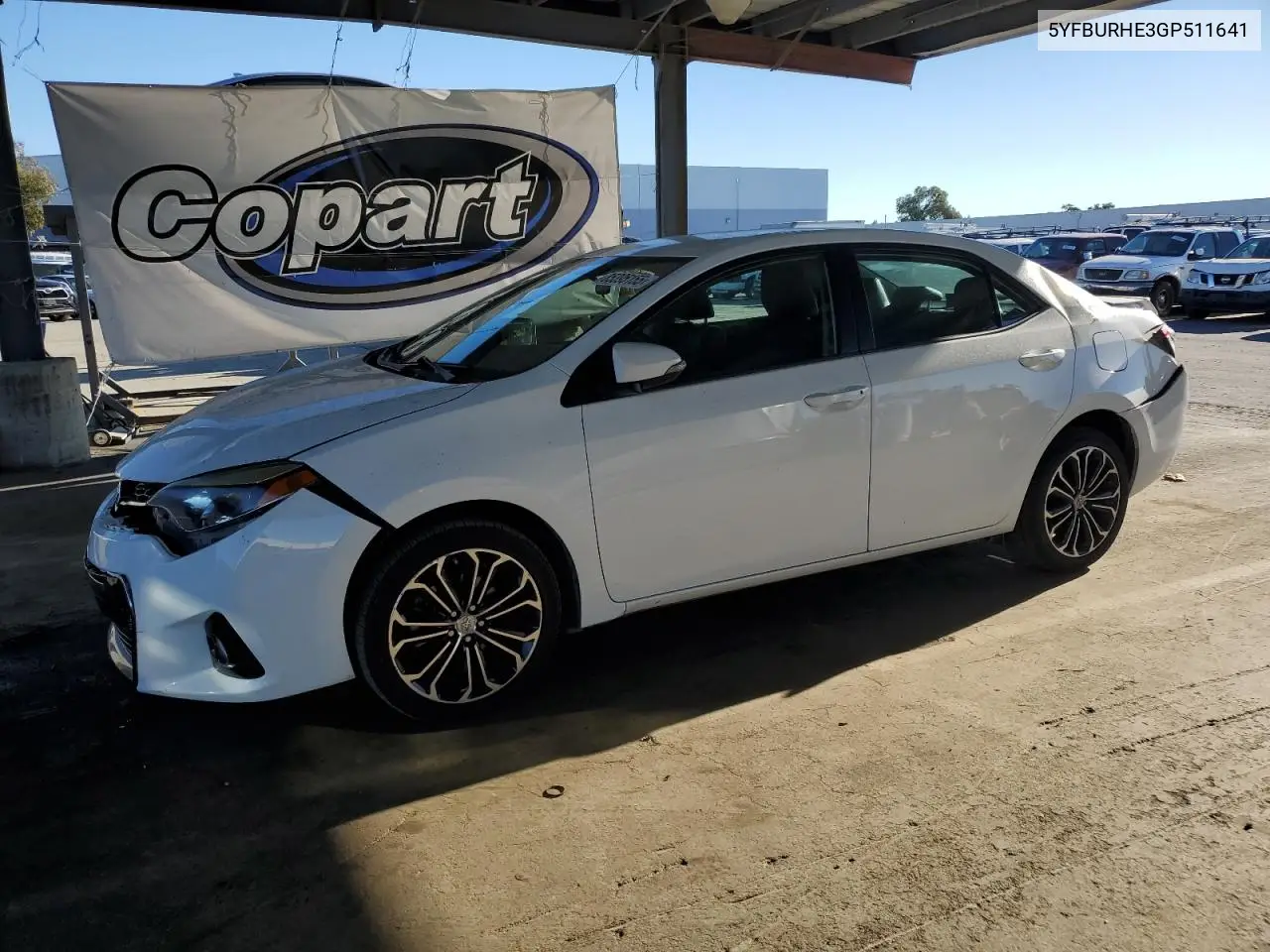 5YFBURHE3GP511641 2016 Toyota Corolla L