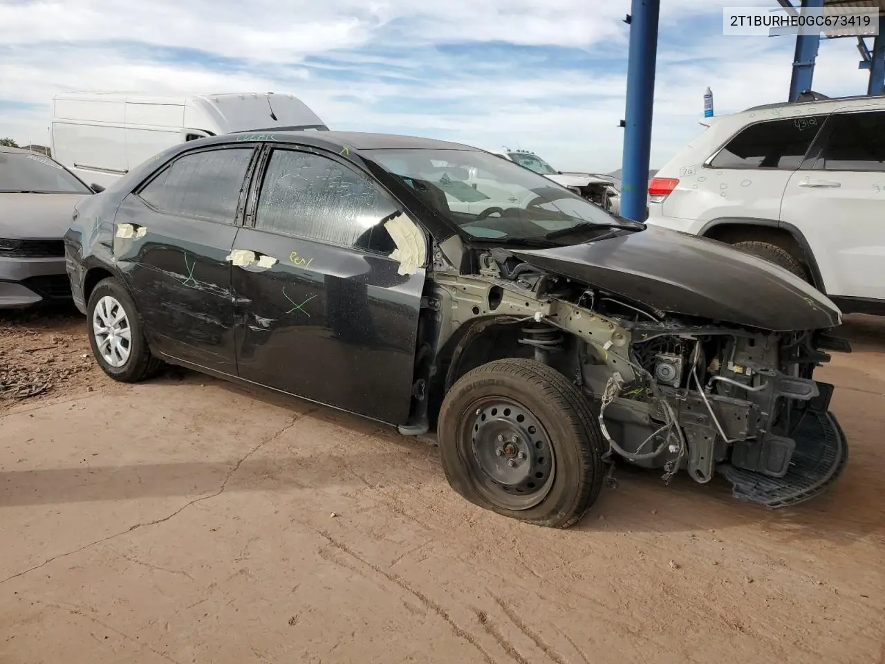 2T1BURHE0GC673419 2016 Toyota Corolla L