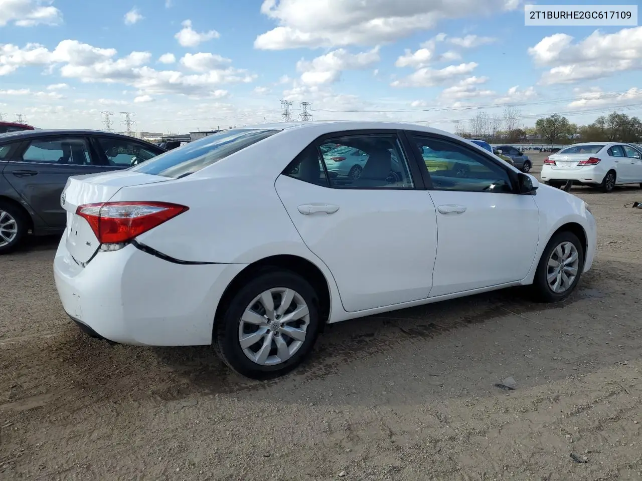 2T1BURHE2GC617109 2016 Toyota Corolla L