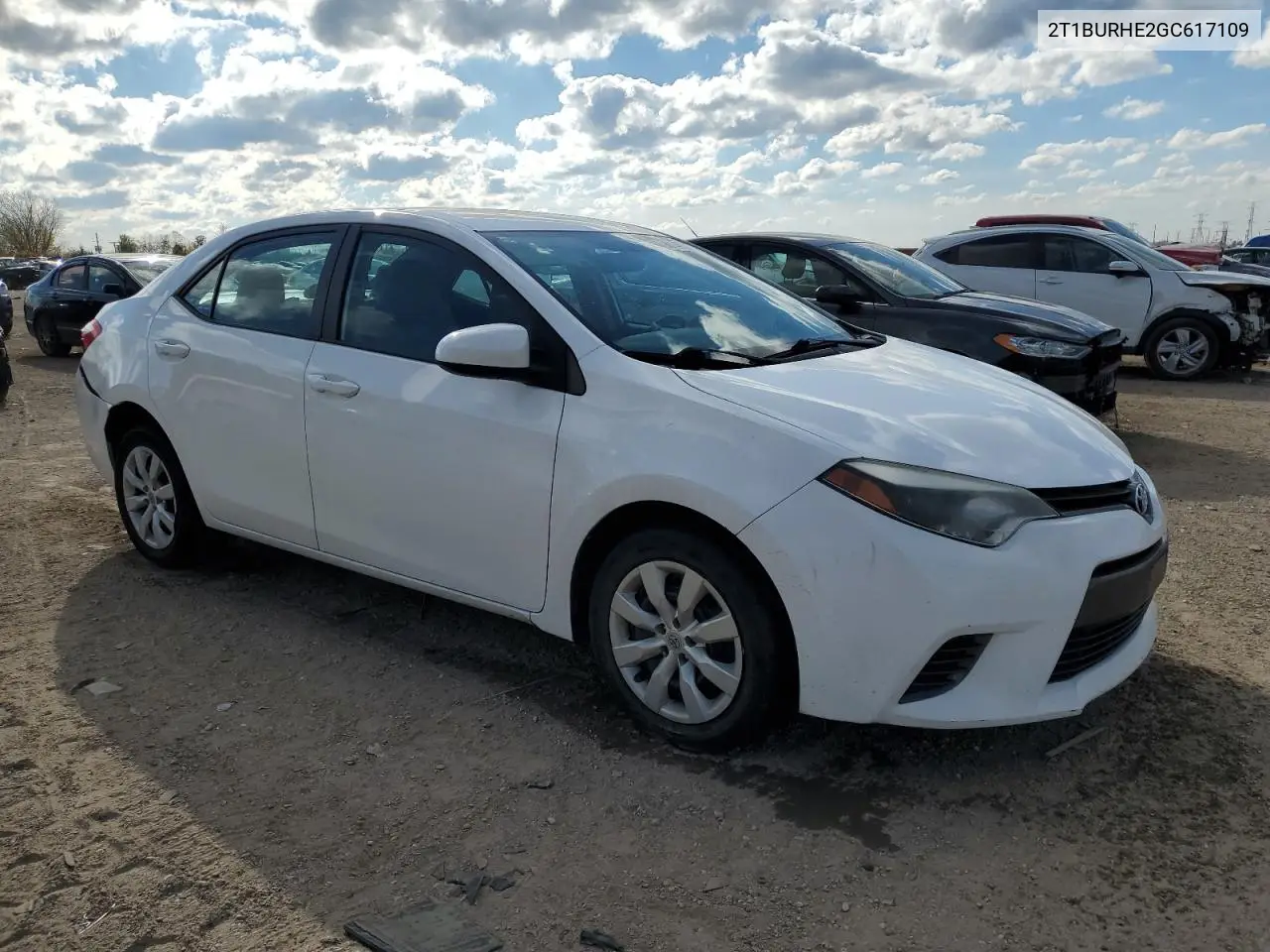 2T1BURHE2GC617109 2016 Toyota Corolla L