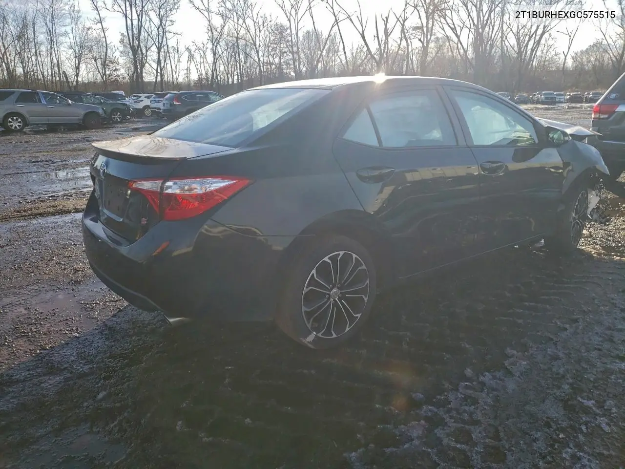 2T1BURHEXGC575515 2016 Toyota Corolla L