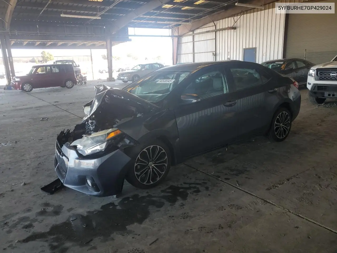 5YFBURHE7GP429024 2016 Toyota Corolla L
