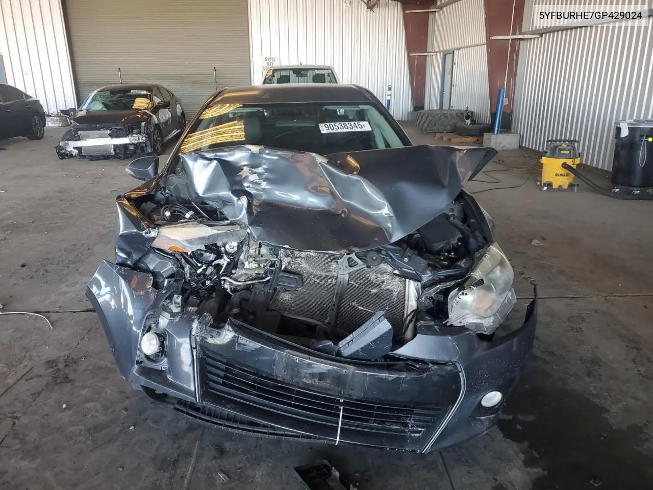 5YFBURHE7GP429024 2016 Toyota Corolla L