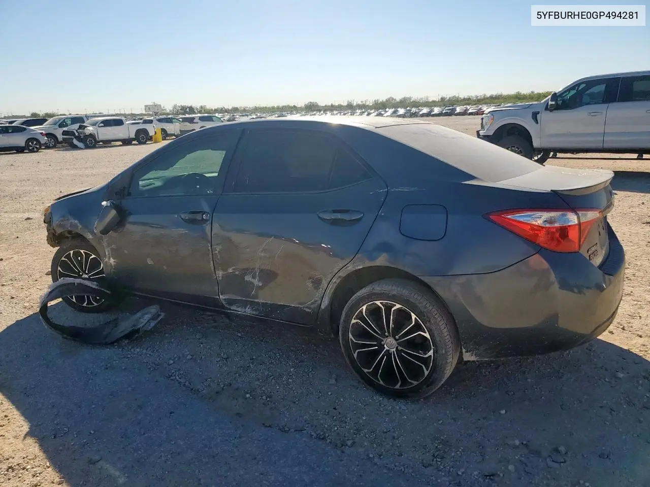 5YFBURHE0GP494281 2016 Toyota Corolla L