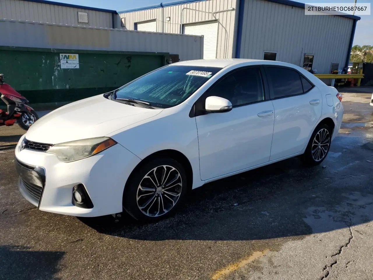 2T1BURHE1GC687667 2016 Toyota Corolla L