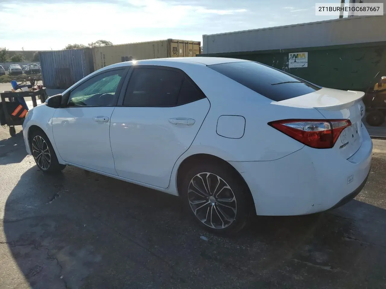 2T1BURHE1GC687667 2016 Toyota Corolla L