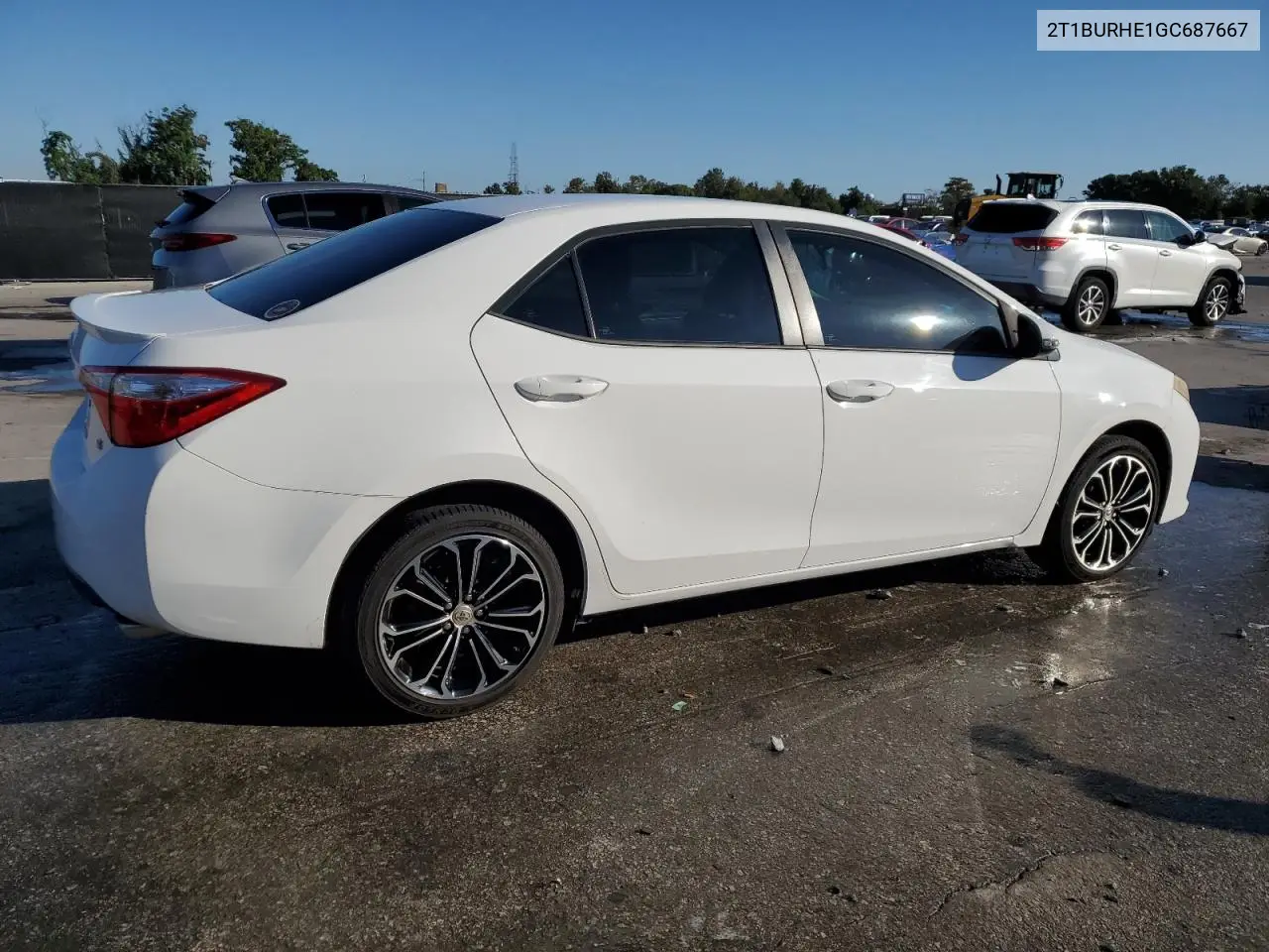 2T1BURHE1GC687667 2016 Toyota Corolla L