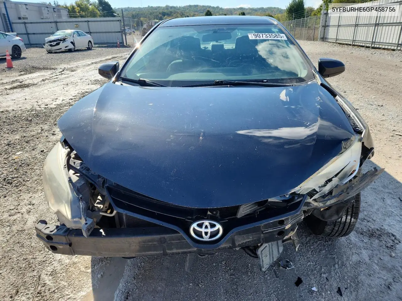 5YFBURHE6GP458756 2016 Toyota Corolla L