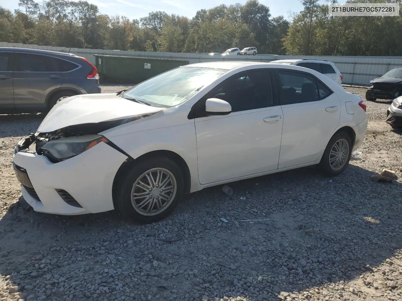 2T1BURHE7GC572281 2016 Toyota Corolla L
