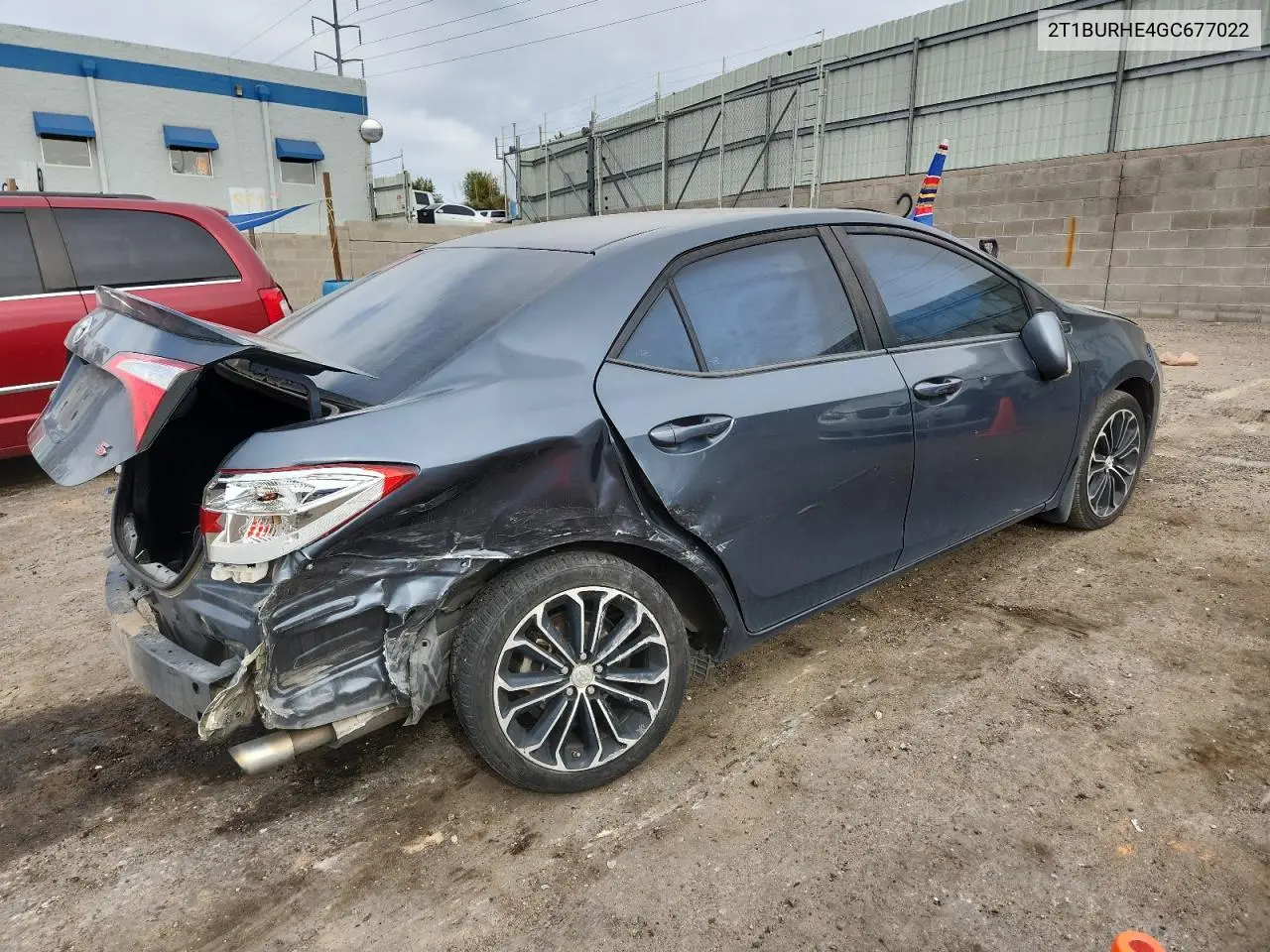 2T1BURHE4GC677022 2016 Toyota Corolla L