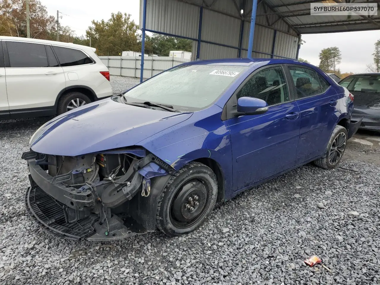 5YFBURHE6GP537070 2016 Toyota Corolla L